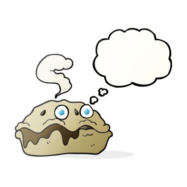 kabarcık karikatür sıcak pasta sanıyordum