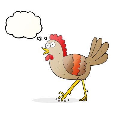 kabarcık karikatür tavuk sanıyordum