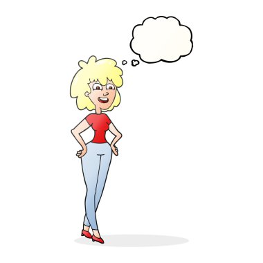 kabarcık karikatür sürpriz kadın sanıyordum