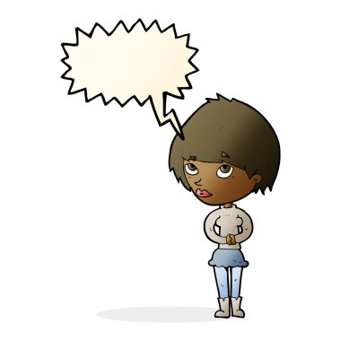 çizgi film sinir kadın ile konuşma balonu