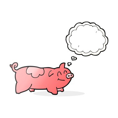 kabarcık karikatür domuz sanıyordum