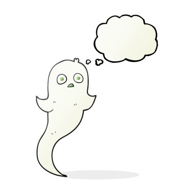 düşünce balonu çizgi film halloween hayalet