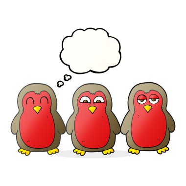 kabarcık karikatür Noel robins el ele tutuşarak sanıyordum