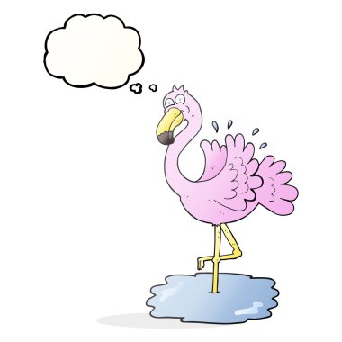 kabarcık karikatür flamingo sanıyordum