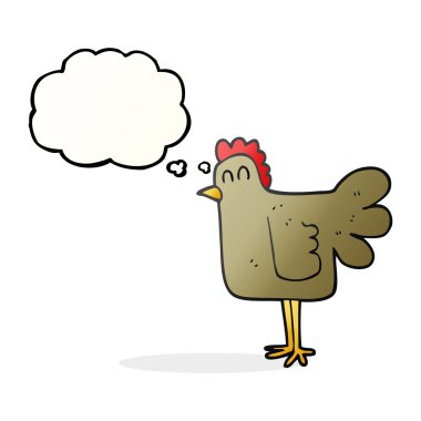 kabarcık karikatür tavuk sanıyordum