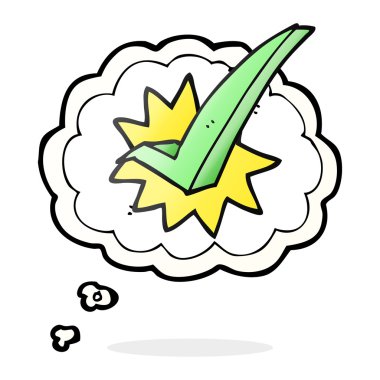 kabarcık karikatür kene sembol sanıyordum