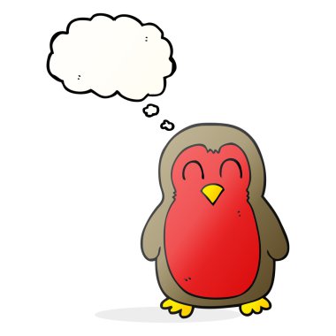 düşünce balonu karikatür Noel robin