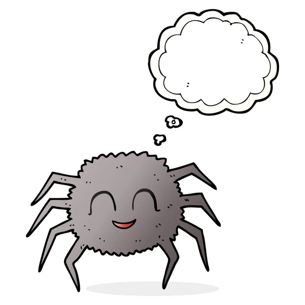 Myšlenka bubliny cartoon spider — Stockový vektor