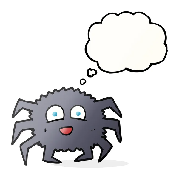 Myšlenka bubliny cartoon spider — Stockový vektor