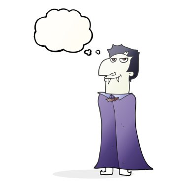 düşünce kabarcık karikatür vampir