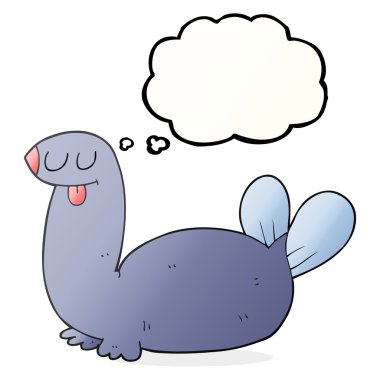 düşünce kabarcık karikatür mühür