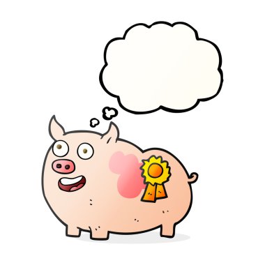 kabarcık karikatür Ödülü kazanan domuz sanıyordum