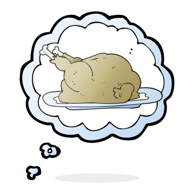 Zeytinyağlı düşünce kabarcık karikatür