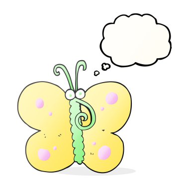 kabarcık karikatür kelebek sanıyordum