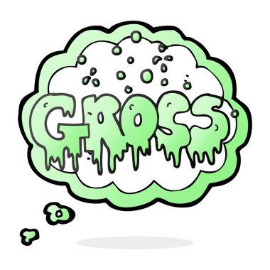 düşünce kabarcık karikatür kelime Brüt