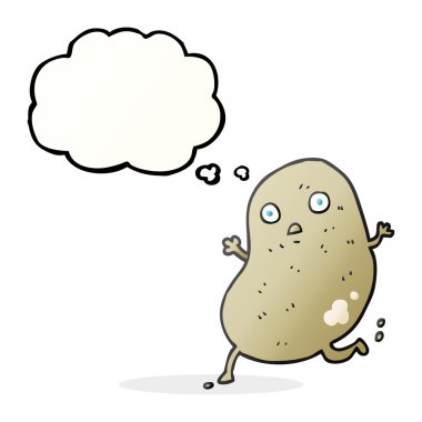 kabarcık karikatür patates çalışan sanıyordum