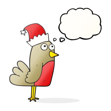 düşünce balonu karikatür Noel robin