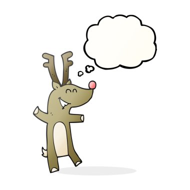 düşünce kabarcık karikatür Ren geyiği