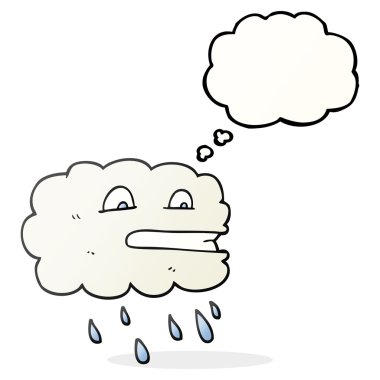 kabarcık karikatür yağmur bulutu sanıyordum