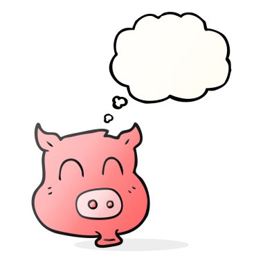 kabarcık karikatür domuz sanıyordum