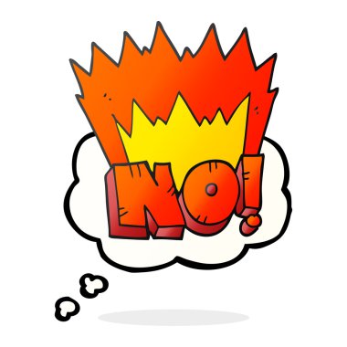 kabarcık karikatür Hayır sanıyordum! Not