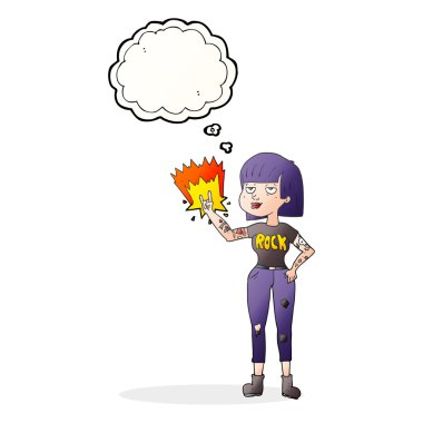 kabarcık karikatür kaya kız sanıyordum