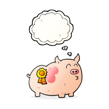 kabarcık karikatür Ödülü kazanan domuz sanıyordum