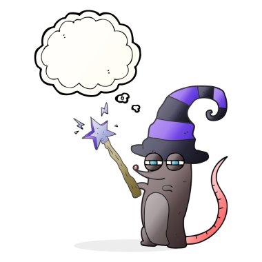 kabarcık karikatür sihirli cadı fare sanıyordum