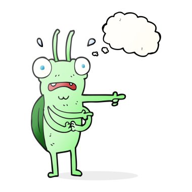 düşünce kabarcık karikatür hata