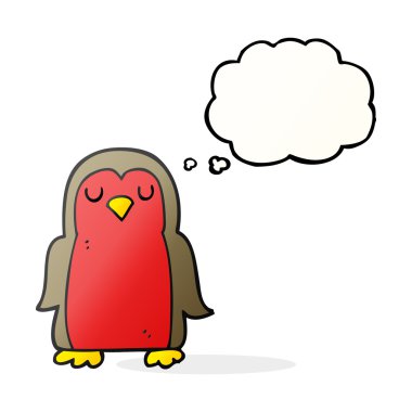 düşünce balonu karikatür Noel robin