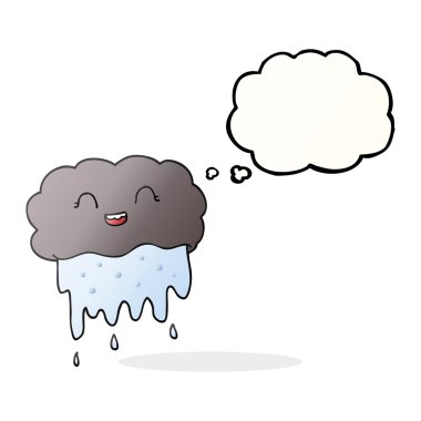 kabarcık karikatür yağmur bulutu sanıyordum