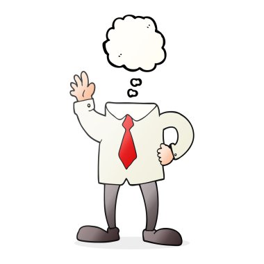 kabarcık karikatür başsız işadamı sanıyordum