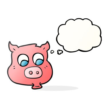 kabarcık karikatür domuz sanıyordum