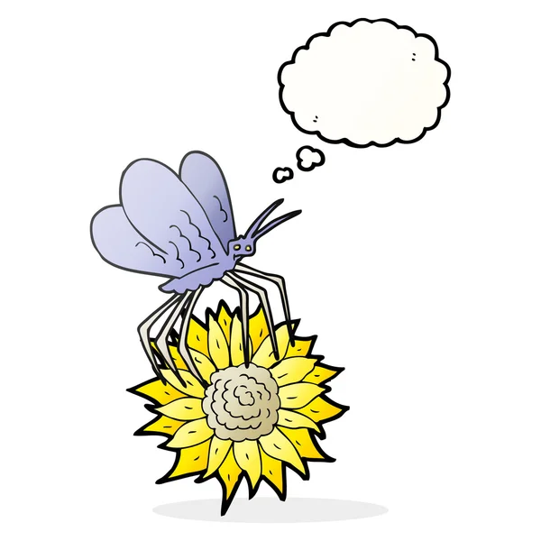 kabarcık karikatür kelebek çiçek sanıyordum