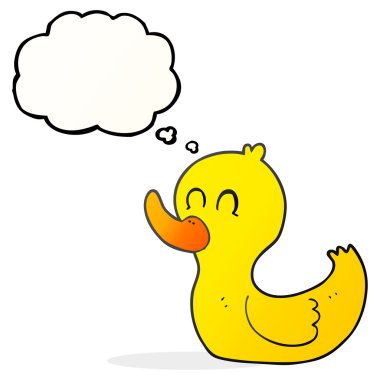 kabarcık karikatür sevimli ördek sanıyordum