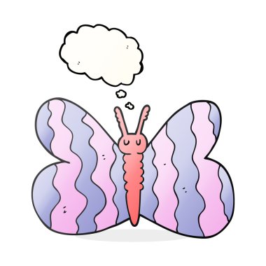 kabarcık karikatür kelebek sanıyordum