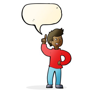 Konuşma baloncuğu fikri olan çizgi film adamı.