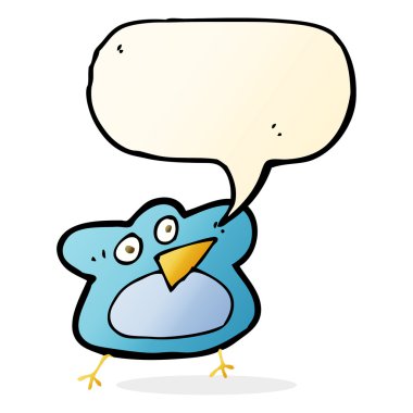 Konuşma balonlu komik çizgi film Robin