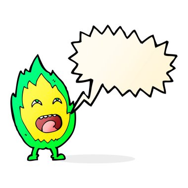 Konuşma balonlu çizgi film karakteri