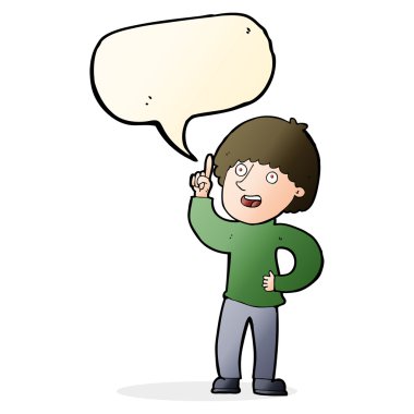 Konuşma baloncuğu fikri olan çizgi film adamı.