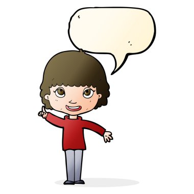 konuşma balonu fikirle kadınla çizgi film