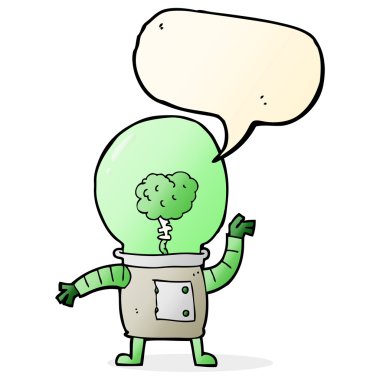 Konuşma baloncuklu robot robot robot robot.