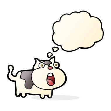 çizgi film kediyi düşünce baloncuğuyla şok etti