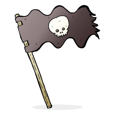 çizgi film korsan bayrağı