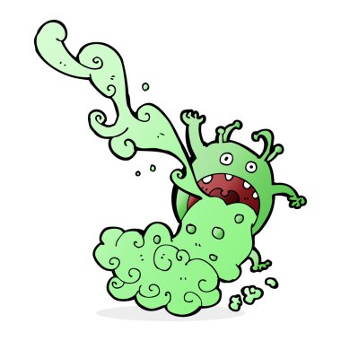 çizgi film iğrenç canavar