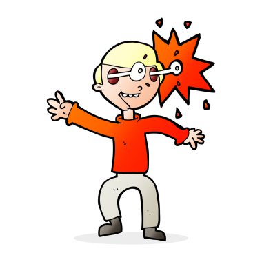 Hayret adam çizgi film