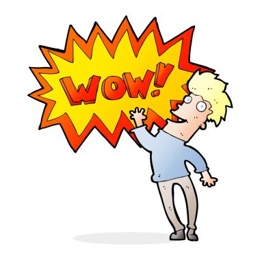 Hayret adam çizgi film