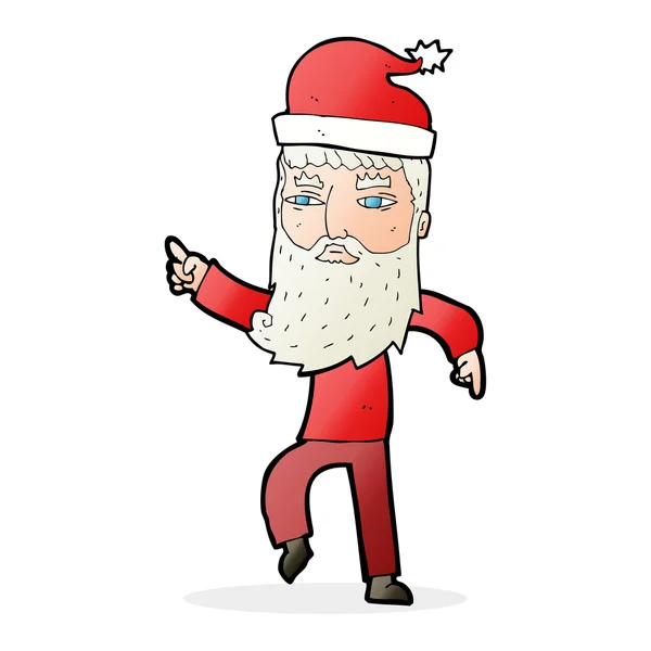 Cartoon santa claus — Stock Vector