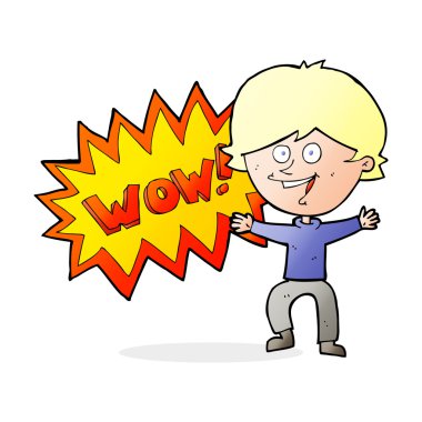 Hayret adam çizgi film