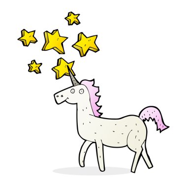 çizgi film sihirli unicorn